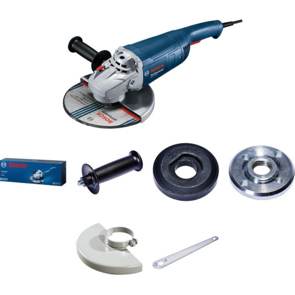 Шліфмашина кутова Bosch Professional GWS 2200 180мм 2200Вт 8500об·хв 5.2кг