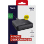 Зарядний пристрій Trust 3xUSB-C + USB-A 100W PD black (25242_TRUST) Зарядний пристрій Trust 3xUSB-C + USB-A 100W PD black (25242_TRUST)