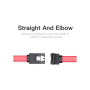 Кабель для передачі даних SATA 3.0 7pin F/F 0.5m L Red Vention (KDDRD) Кабель для передачі даних SATA 3.0 7pin F/F 0.5m L Red Vention (KDDRD)