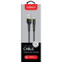 Дата кабель USB 2.0 AM to USB-C 1.2m black Intaleo (1283126487484) Дата кабель USB 2.0 AM to USB-C 1.2m black Intaleo (1283126487484)