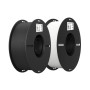 Пластик для 3D-принтера Creality PLA 2x1кг, 1.75мм, white+black (3301010337)