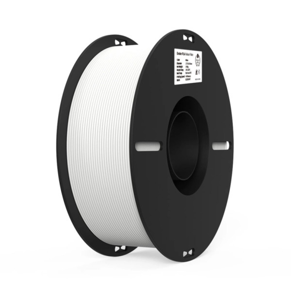 Пластик для 3D-принтера Creality PLA 2x1кг, 1.75мм, white+black (3301010337)