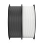 Пластик для 3D-принтера Creality PLA 2x1кг, 1.75мм, white+black (3301010337)