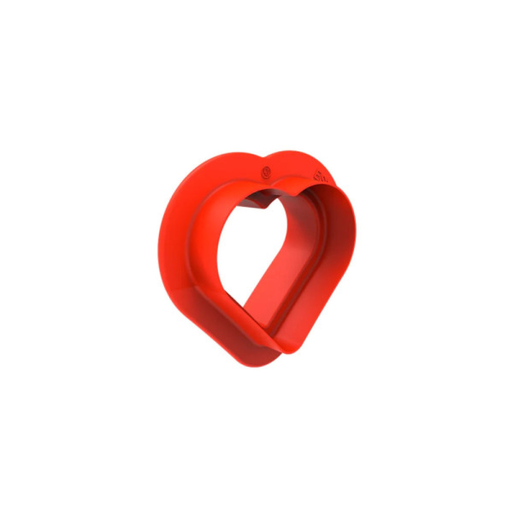 Форма для випікання Silikomart Heartix 78x70x h30 мм 6х85 мл + каттер (HEARTIX 85)