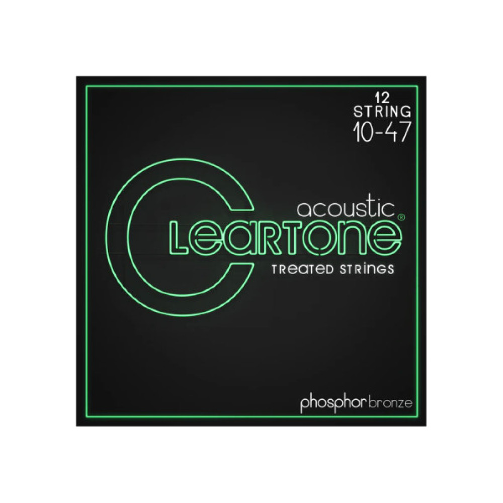 Струни для гітари Cleartone Acoustic Phosphor Bronze 12-String Ultra Light (10-47) (7410-12)