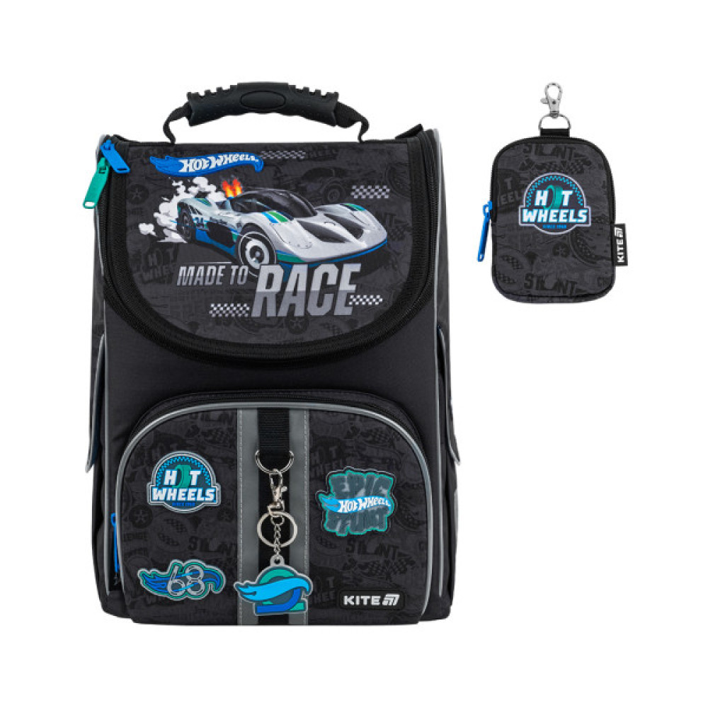 Портфель Kite Education 501 Hot Wheels (HW25-501S)