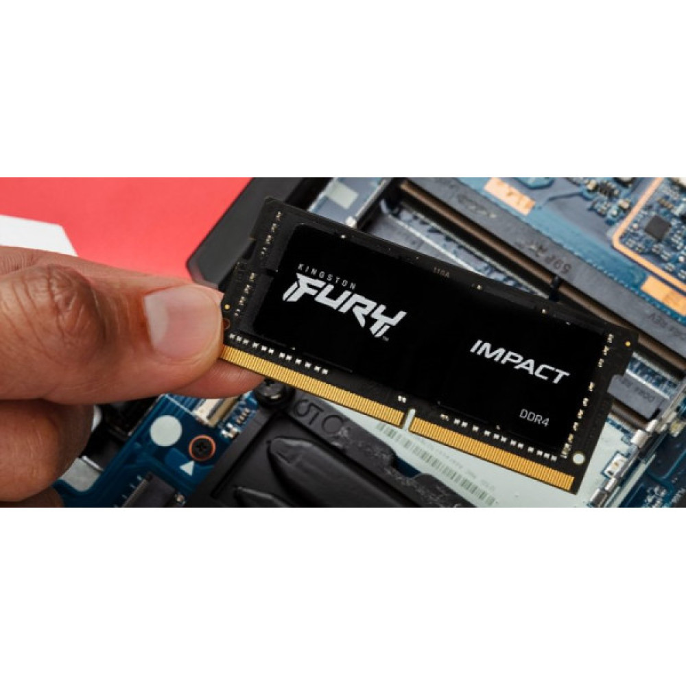 Пам'ять ноутбука Kingston DDR4 16GB 3200  FURY Impact