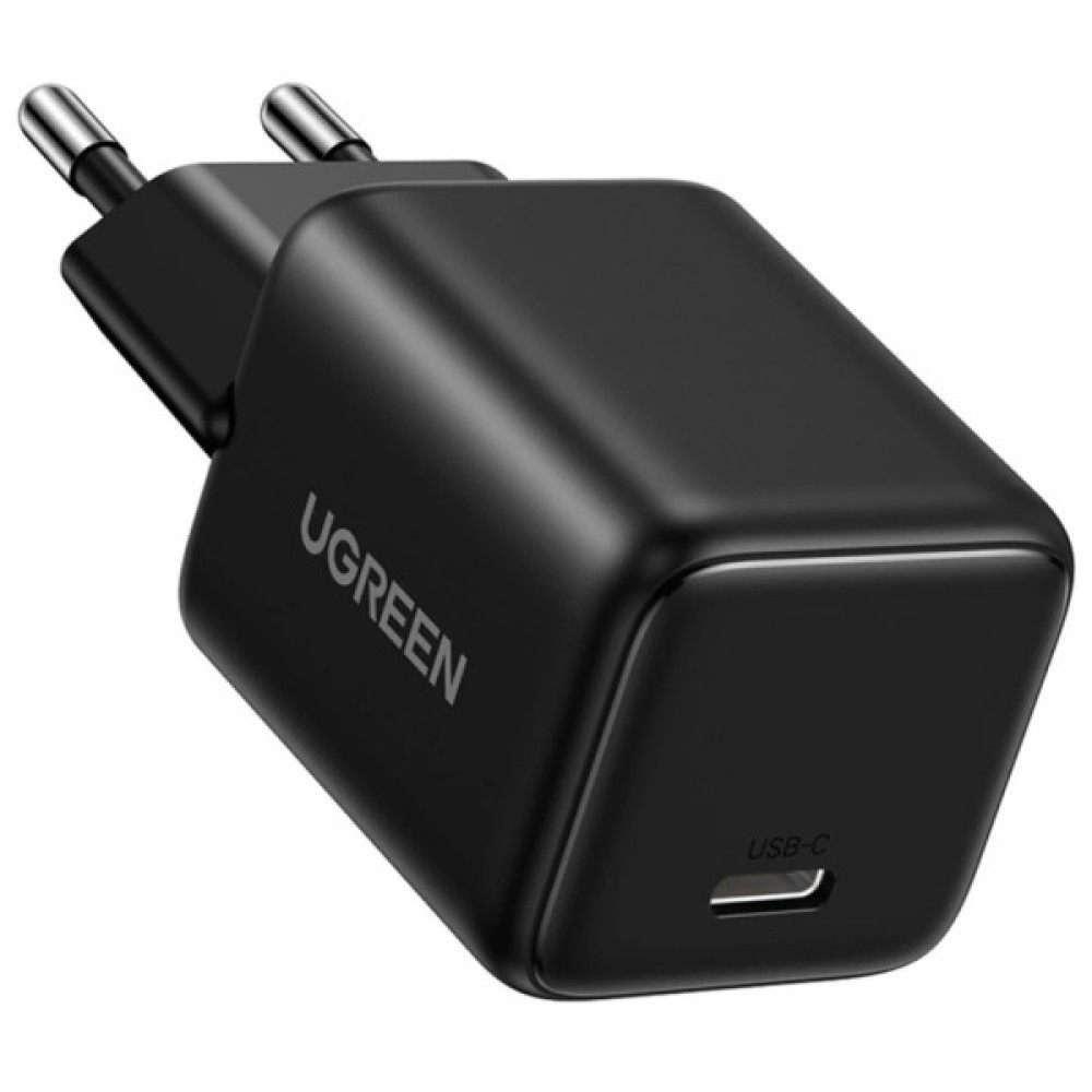 Зарядний пристрій Ugreen X513 USB-C PD30W QC4.0 GaN black (65007)