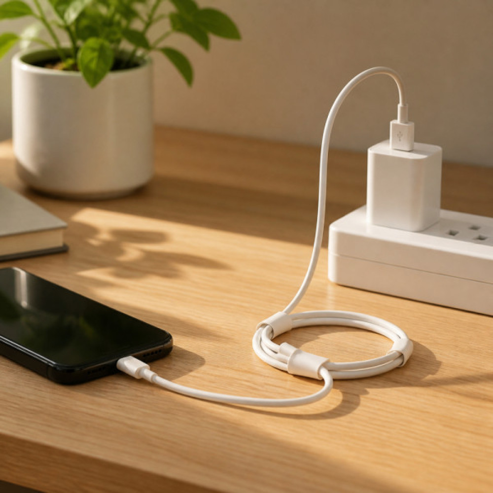 Дата кабель USB 2.0 AM to Lightning 1.0m 2.4A white XoKo (XK-CUL-100-WH)