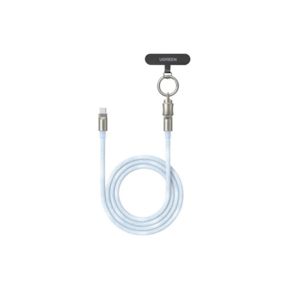 Дата кабель USB-C to USB-C 1.2m 60W blue Ugreen (35511)