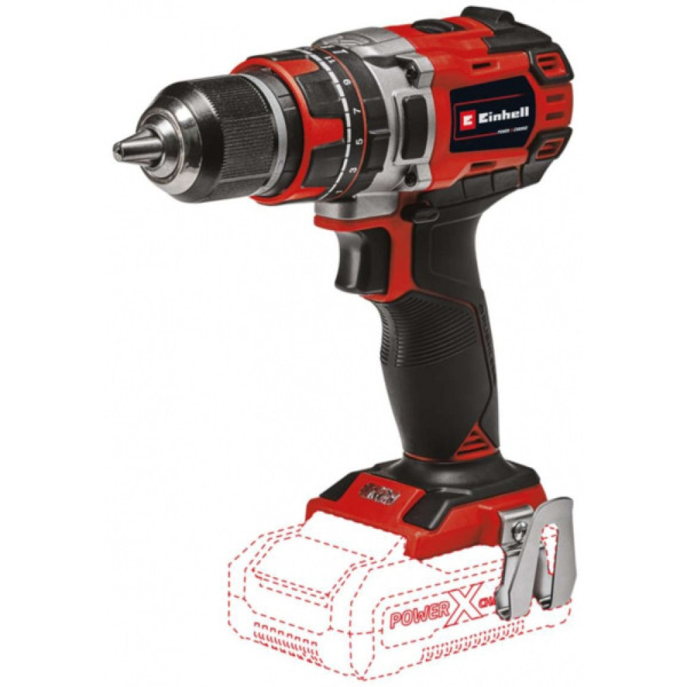 Шурупокрут-дриль ударний акумуляторний Einhell Professional TP-CD 18·50 Li-i BL-Solo PXC 18В 50Нм 500·1800об·хв 1.19кг без АКБ та ЗП