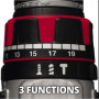 Шурупокрут-дриль ударний акумуляторний Einhell Professional TP-CD 18·50 Li-i BL-Solo PXC 18В 50Нм 500·1800об·хв 1.19кг без АКБ та ЗП
