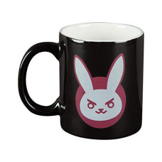 Чашка Jinx Overwatch D.Va Ceramic Mug-N/A-Black/Pink (JINX-7857BKPN)