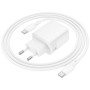 Зарядний пристрій BOROFONE BN29 Fuente 1xUSB-C PD30W + 1xUSB QC3.0 + cable USB-C to USB-C White (6941991120343) Зарядний пристрій BOROFONE BN29 Fuente 1xUSB-C PD30W + 1xUSB QC3.0 + cable USB-C to USB-C White (6941991120343)