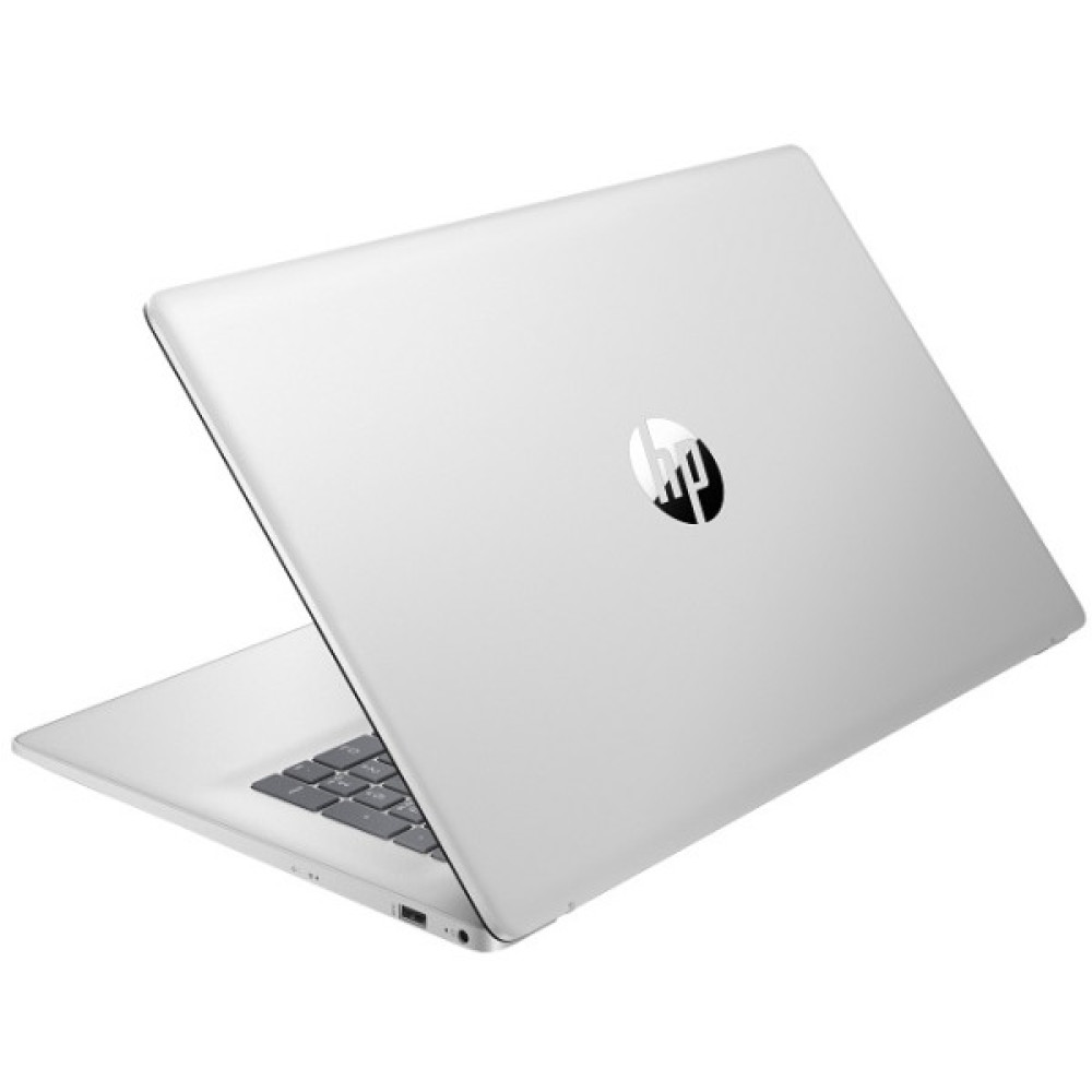 Ноутбук HP 17-cn4043ua 17.3" FHD IPS AG, Intel 5-120U, 16GB, F512GB, UMA, DOS, сріблястий