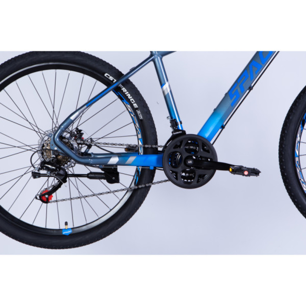 Велосипед Space 27.5" MERCURY DD FR рама-17" AL 2026 сіро-синій (OPS-SP-27.5-078)