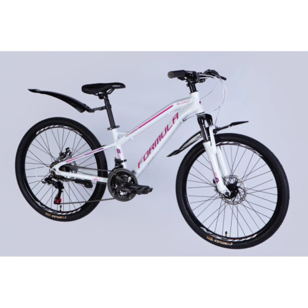 Велосипед Formula 24" BLACKWOOD DD FR рама-12,5" AL 2026 біло-рожевий (OPS-FR-24-444)
