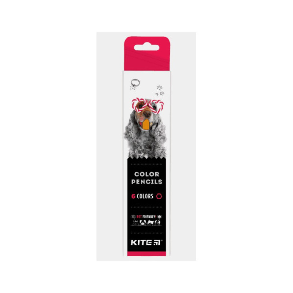 Олівці кольорові Kite Dogs 6 шт (K22-050-1)