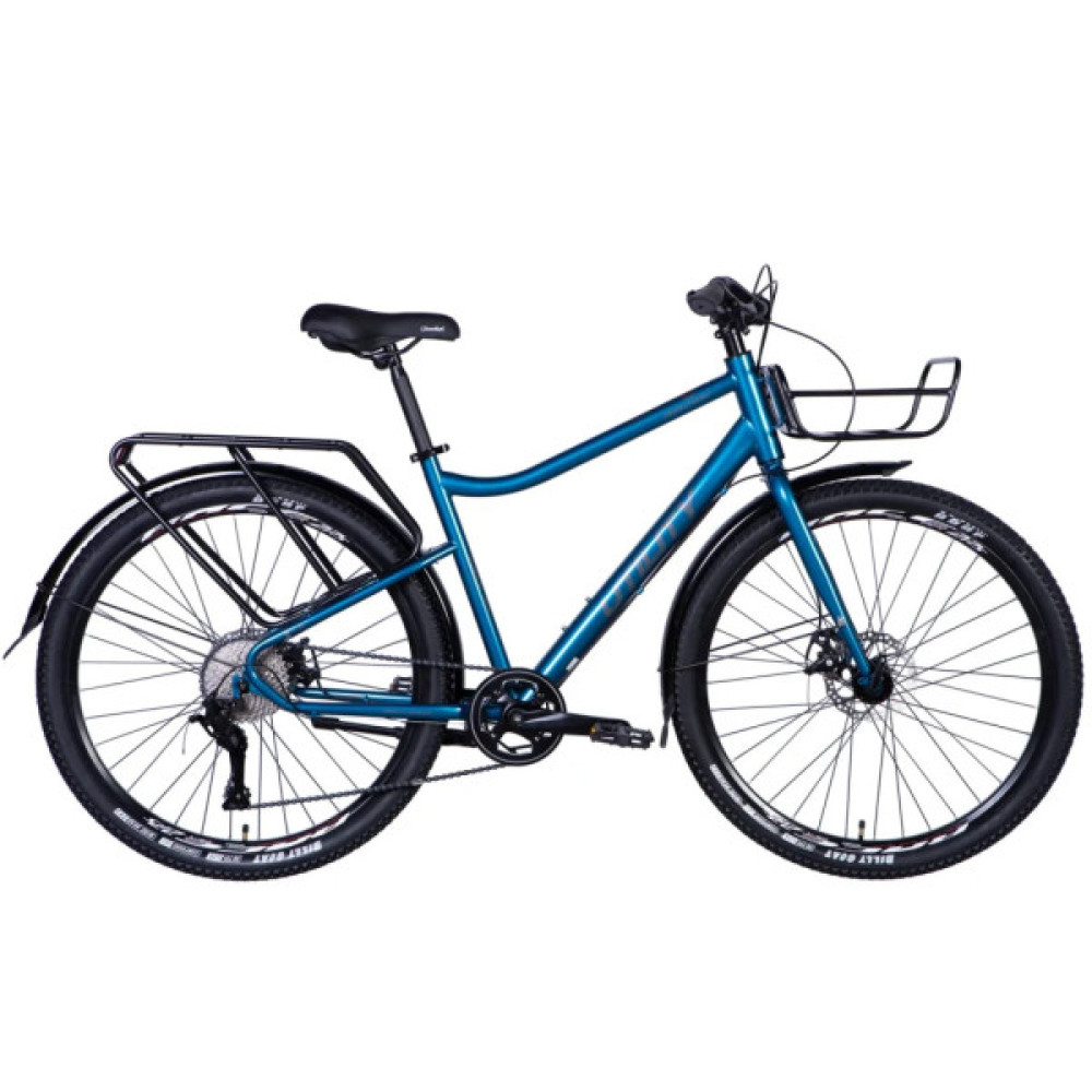 Велосипед Dorozhnik Utility DD 27.5" 18.5" ST 2024 Синій (OPS-D-27.5-001)