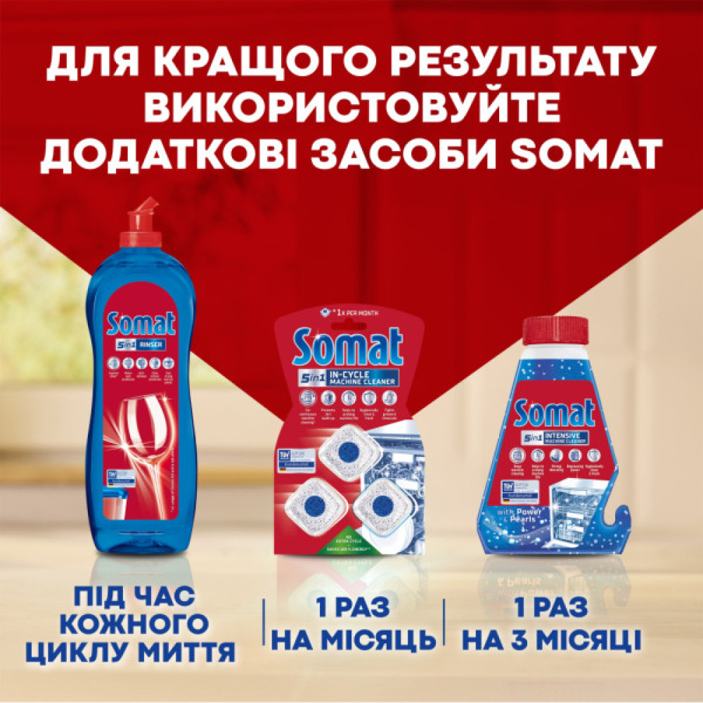 Таблетки для посудомийних машин Somat Excellence 3-in-1 34 шт. (9000101831986)