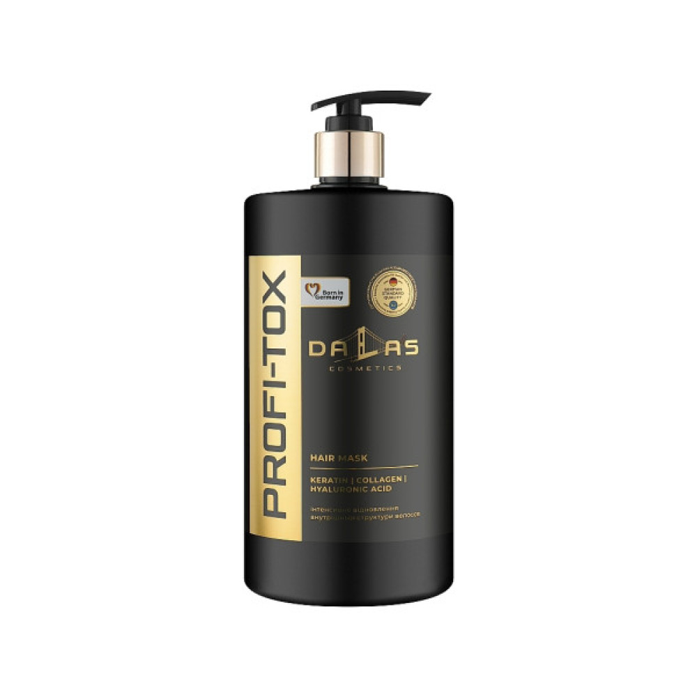 Маска для волосся Dalas Cosmetics Profi-Tox Hair Mask З кератином, колагеном та гіалуроновою кислотою 900 мл (4262396141514)