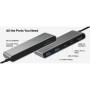 Концентратор Belkin USB-C 7-in-1 2xUSB 3.0 + USB-C + PD + HDMI 2.0 4K60Hz + SD/TF gray (AVC023HQSGY)
