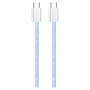 Дата кабель USB-C to USB-C 1.0m 60W 3.0А purple ColorWay (CW-CBPDCC061-PU)