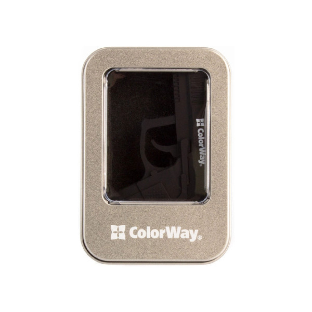 USB флеш накопичувач ColorWay Pistol 64 GB 3.0 Black (CW-USBPL64)