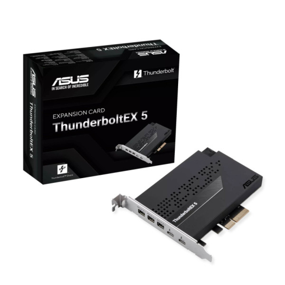 Плата розширення ASUS ThunderboltEX 5 USB Type-C PCIe 4.0 X4 Expansion Card (90MC0E50-M0EAY0)