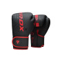 Боксерські рукавички RDX F6 Kara Matte Red 8 унцій (BGR-F6MR-8OZ)