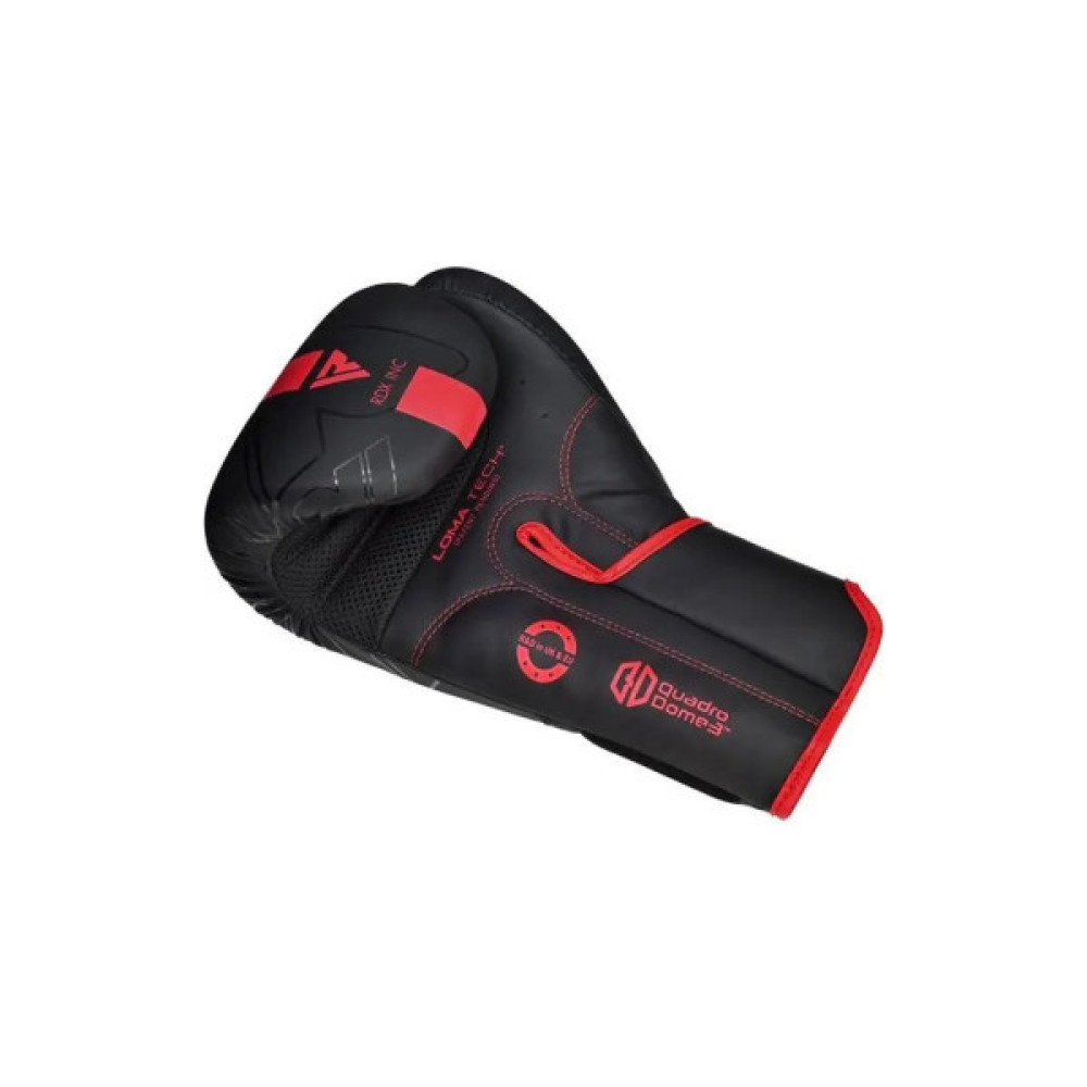 Боксерські рукавички RDX F6 Kara Matte Red 8 унцій (BGR-F6MR-8OZ)