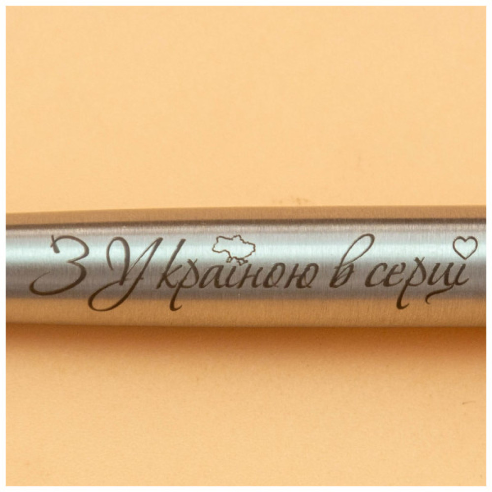 Ручка кулькова Parker JOTTER 17 UKRAINE SS CT BP З Україною в серці (16132_T208b)