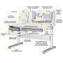 Парта Mealux Milton Electro Grey (BD-730 WG) Парта Mealux Milton Electro Grey (BD-730 WG)