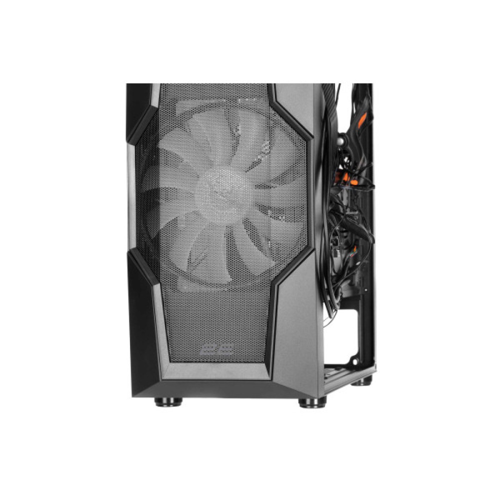 Корпус 2E GAMING Turbo G2057B без БЖ 2xUSB3.0, 1xUSB2.0, 1x200мм, ARGB, 3x120мм ARGB, VGA 345мм, LCS ready, HUB, TG Side Panel, ATX, чорний