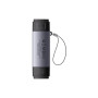 Зчитувач флеш-карт Baseus USB-A + USB-C to SD/TF gray (WKQX060113)