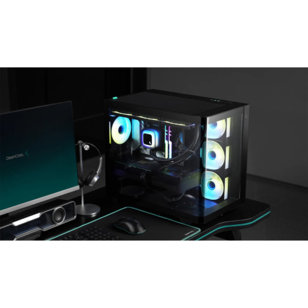 Корпус для ПК Deepcool CG530U 4F Black (R-CG530U-BKAGA4-G)
