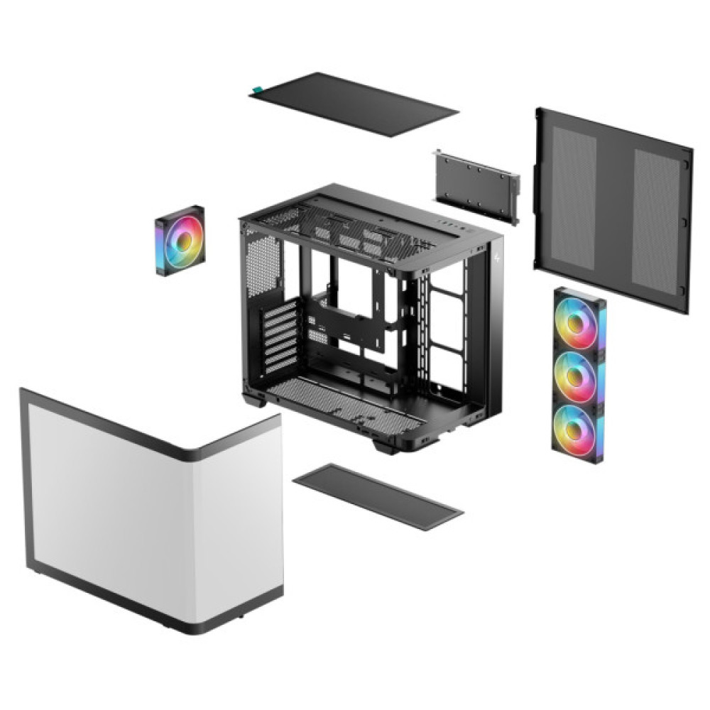 Корпус для ПК Deepcool CG530U 4F Black (R-CG530U-BKAGA4-G)