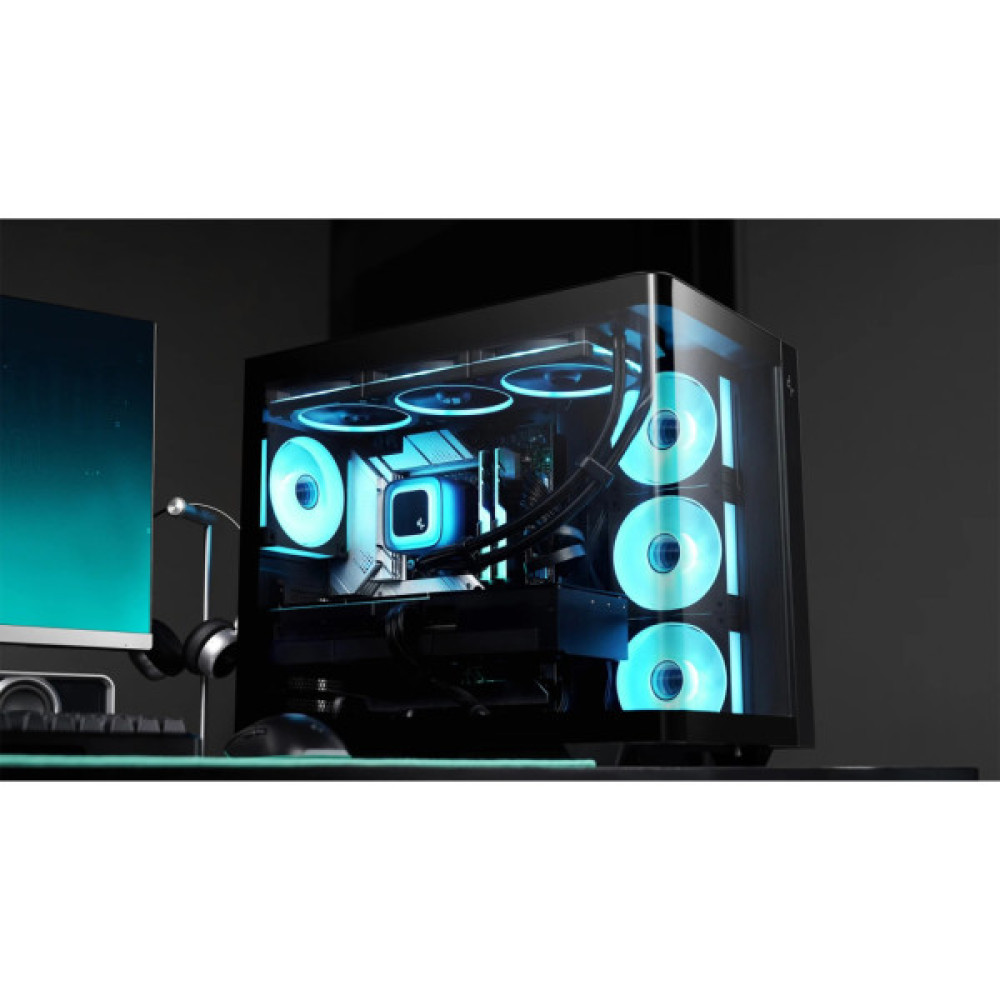 Корпус для ПК Deepcool CG530U 4F Black (R-CG530U-BKAGA4-G)
