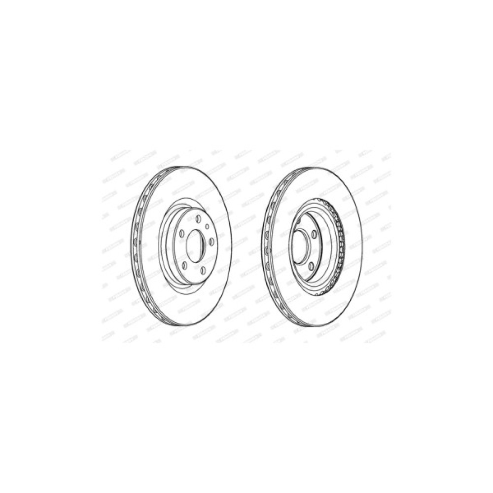 Гальмівний диск FERODO DDF2329C