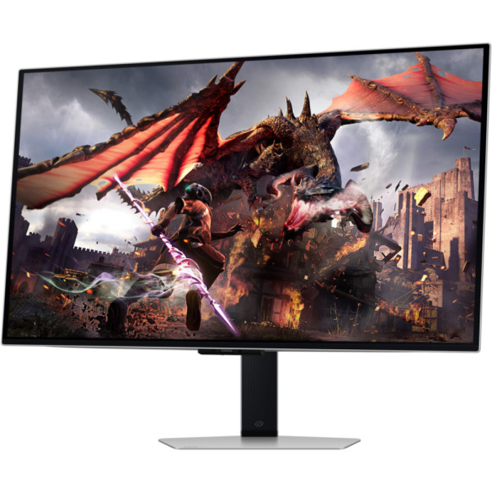 Монітор Samsung 32" Odyssey G80SD HDMI, DP, USB, Bluetooth, OLED, 3840x2160, 240Hz, 0.3ms, G-Sync Compatible