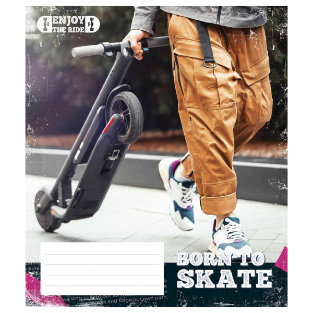 Зошит Школярик Enjoy the ride 48 аркушів лінія (048-3317L)