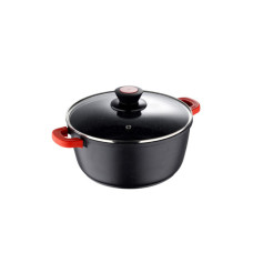 Каструля Bergner Chroma, з кришкою 28 см, 6 л (BG-30116-BK)