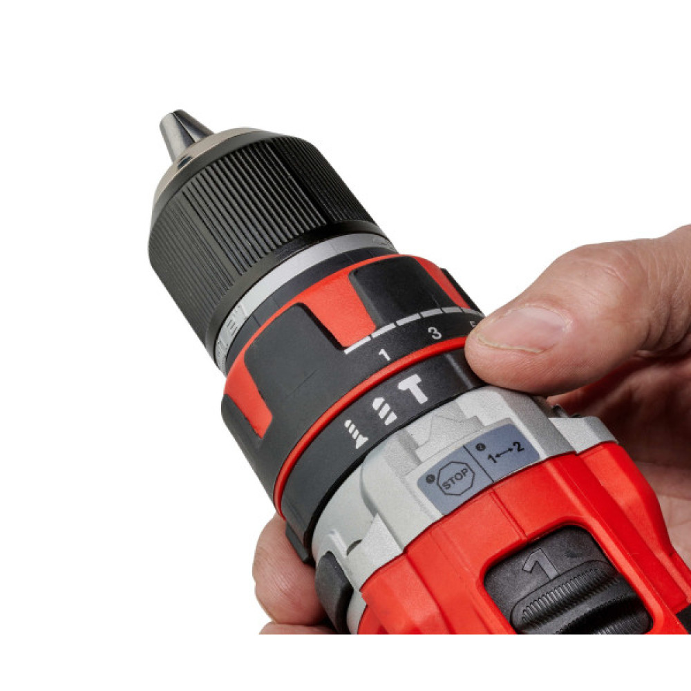 Шурупокрут-дриль ударний акумуляторний Einhell TP-CD 18/50 Li-i BL 2x2Ah PXC 18В акб 2х2А·год 50Нм кейс 2.02кг