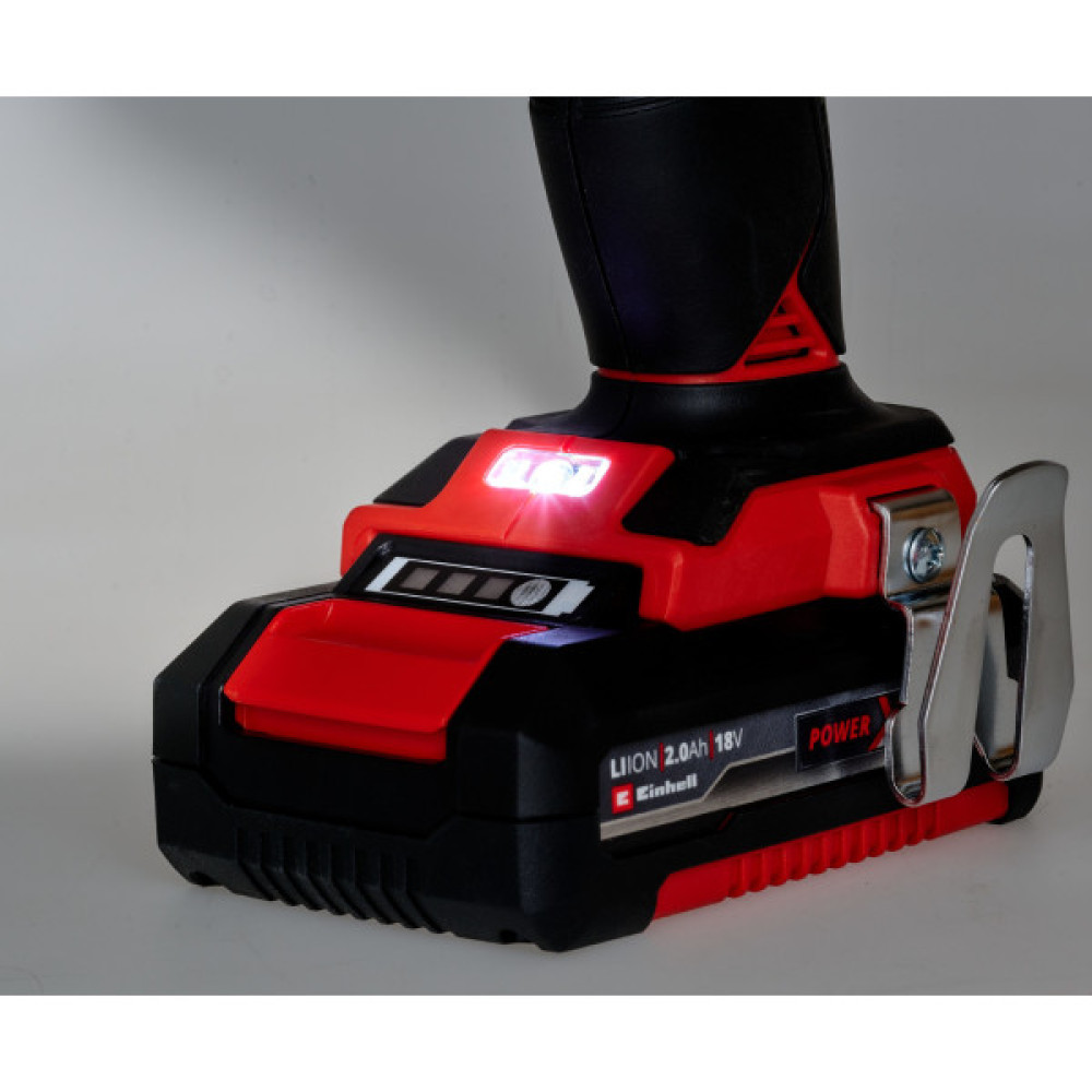 Шурупокрут-дриль ударний акумуляторний Einhell TP-CD 18/50 Li-i BL 2x2Ah PXC 18В акб 2х2А·год 50Нм кейс 2.02кг