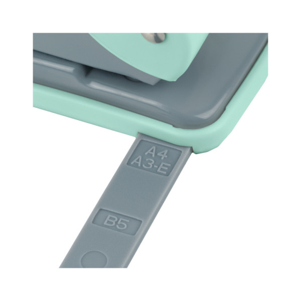 Діркопробивач Axent Welle-2 з пластиковий верх, 20 арк,Pastelini, м'ятний (3820-18-A)