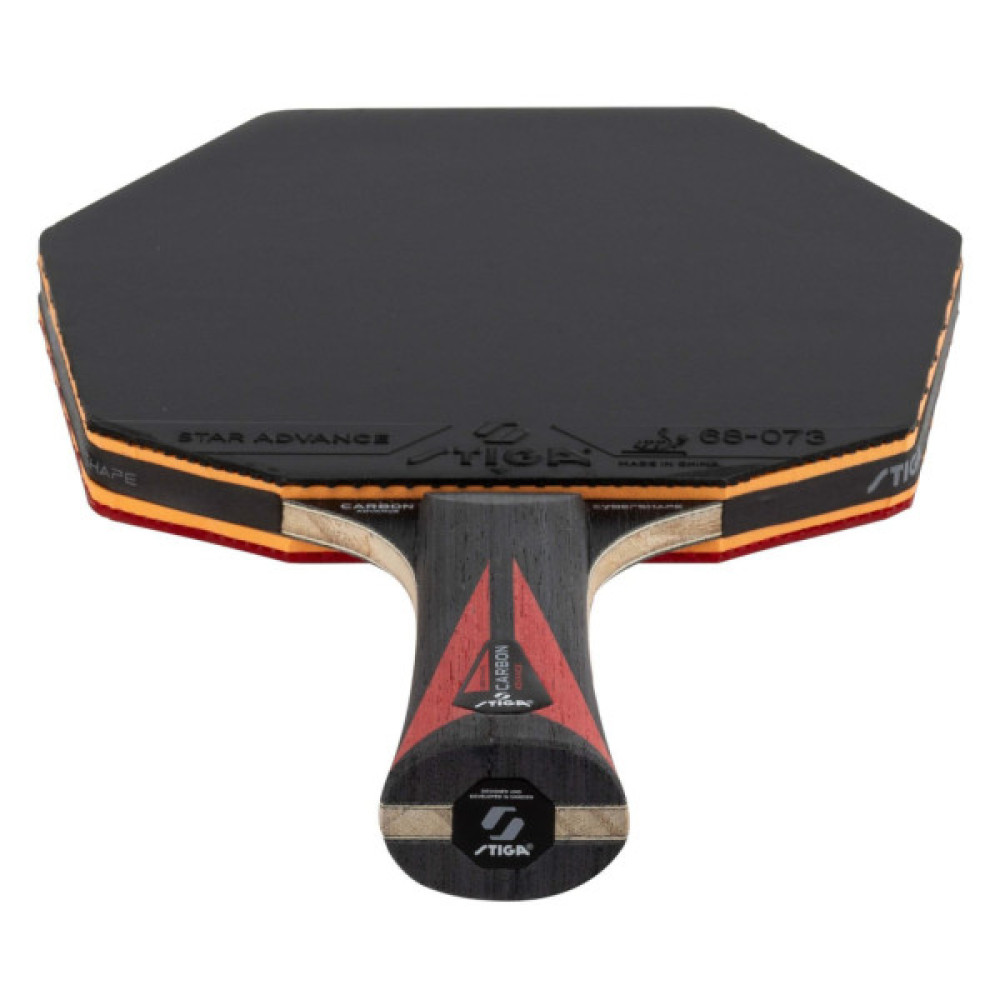 Ракетка для настільного тенісу Stiga Carbon Advance Cybershape FL (1215-1101-35) (932356)