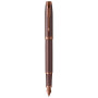 Ручка пір'яна Parker IM 17 Professionals Monochrome Burgundy  FP F (28 311)