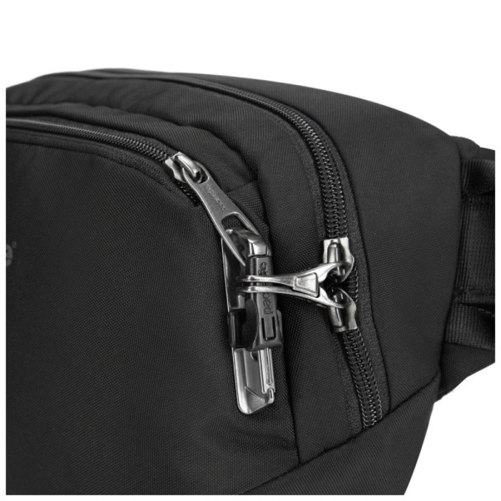 Сумка-бананка Pacsafe Vibe 100 hip pack, чорна (60141130)