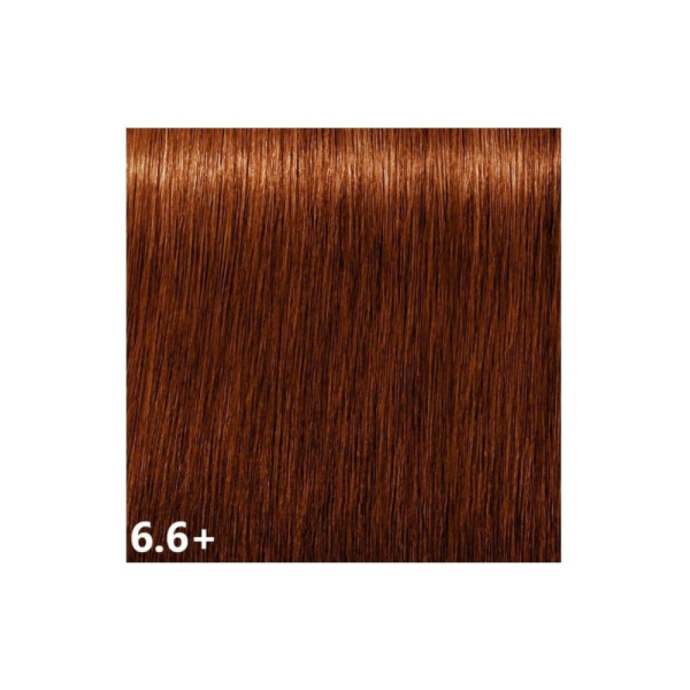 Фарба для волосся Indola Permanent Caring Color 6.6+ - Русявий мідний інтенсівний (4045787927757)