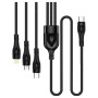 Дата кабель USB 2.0 AM to Lightning + Micro 5P + Type-C 1.2m 3.0A (PD60W data) Black ColorWay (CW-CBPDU3060-BK) Дата кабель USB 2.0 AM to Lightning + Micro 5P + Type-C 1.2m 3.0A (PD60W data) Black ColorWay (CW-CBPDU3060-BK)